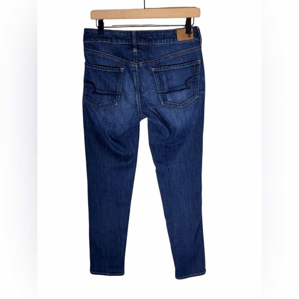 American Eagle Outfitters Stretch Blue Tomgirl Women Jeans size 2 - Picture 2 of 4